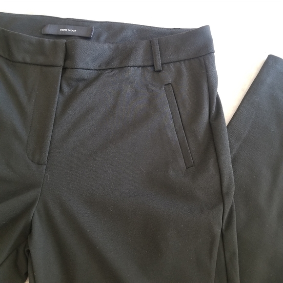 VERO MODA Women Black Victoria Ankle Pant Trousers - Picture 4 of 11